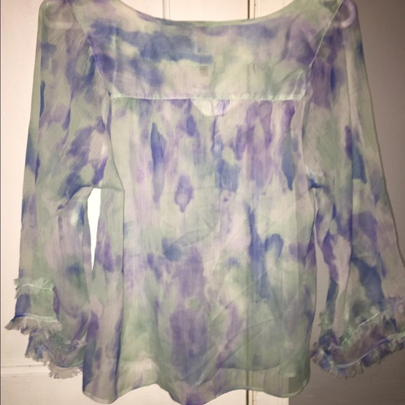 pastel flowy top - Picture 2 of 2