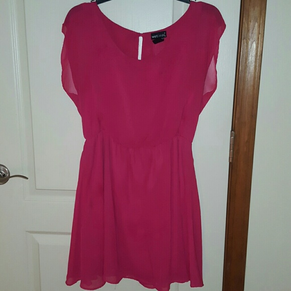 Wet Seal Fuscia Dress L