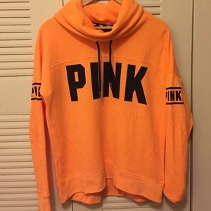 PINK orange sweatshirt