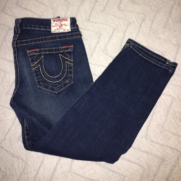 Rarely worn, cropped True Religion jeans!