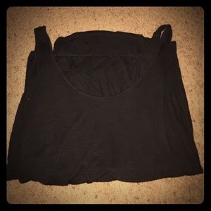 American eagle outfitters black backless tank NW