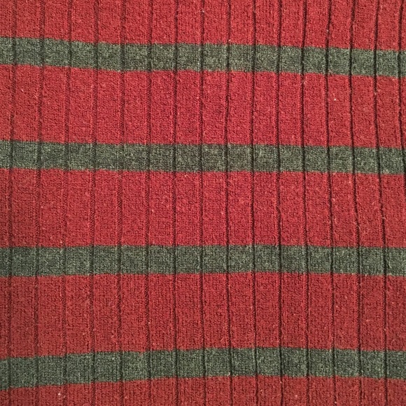 Burgundy Striped Sweater - Picture 3 of 3