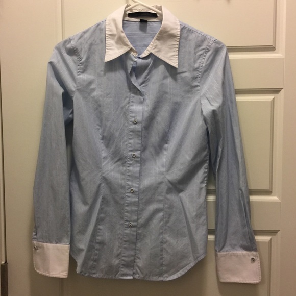 Express Design Studios Xs Buttoned Down Top. - image 1