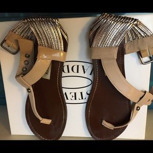 Steve Madden patent leather sandal