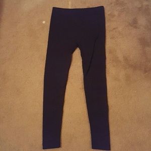 Fleece Lined Black Leggings NWOT