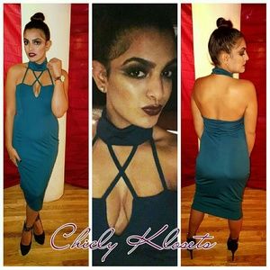 Women's  green dress