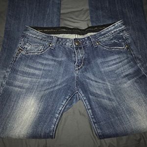Express Rerock boot cut jeans