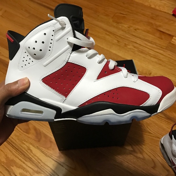 Jordan Carmine 6's size 10.5