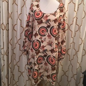 Boutique Fall printed shift dress