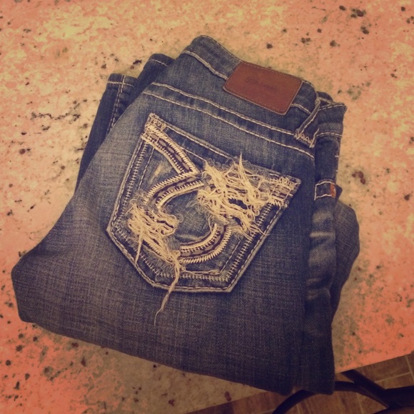 Size 24 regular big star boot cut jeans