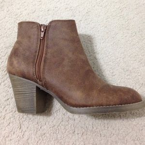 Brown ankle boots