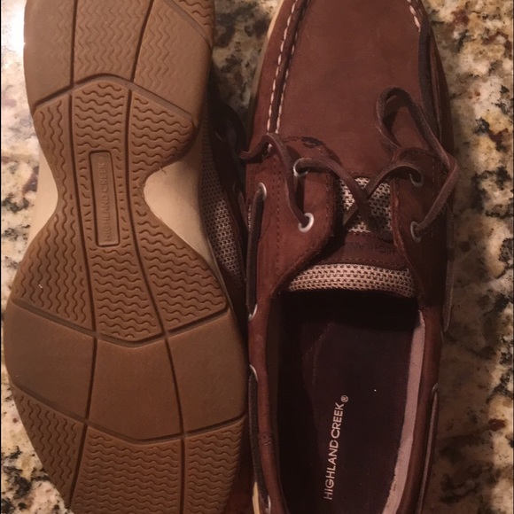 Highland creek boat shoes. NEVER WORN