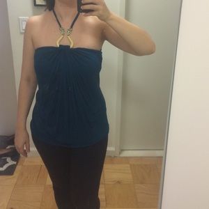 Sky Turquoise halter top