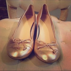 Cole Haan Air Tali Lace Wedge Rose Gold Flat