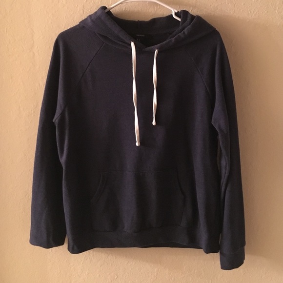 Navy blue plain hoodie