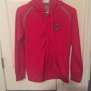 Ohio state red zip up