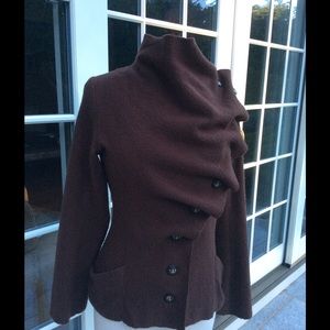Boiled Wool Sweater Jacket