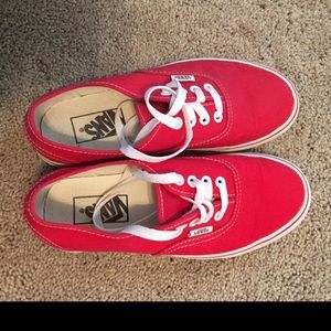 Red Vans