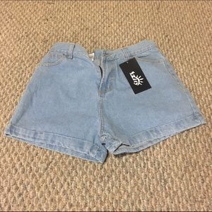 High waisted shorts