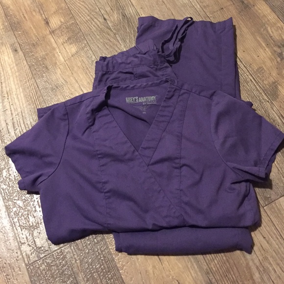 Greys anatomy scrubs set amethyst XS