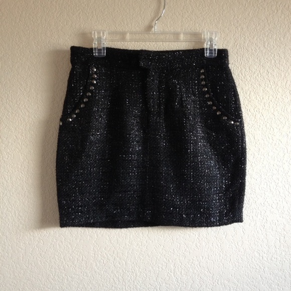 Sparkly mini skirt