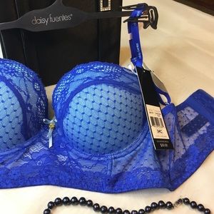Daisy Fuentes long lined bra NWT