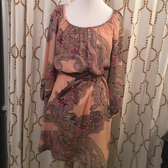 Forever 21 paisley print shift dress