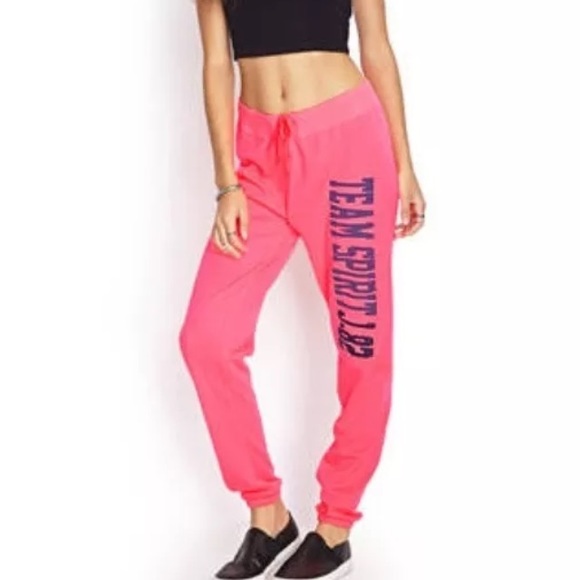 teamspirit track pants with side stripes