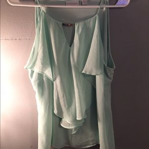 Light blue blouse tank