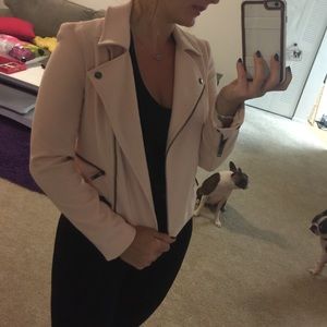 Light pink banana republic jacket