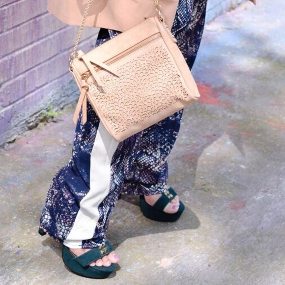 Purple & Blue Snakeskin Print Jogger Pants - Picture 3 of 4