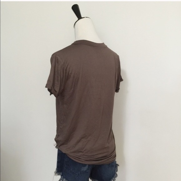 Boho ladder front shirt sleeve t shirt toP NWT - Picture 3 of 4