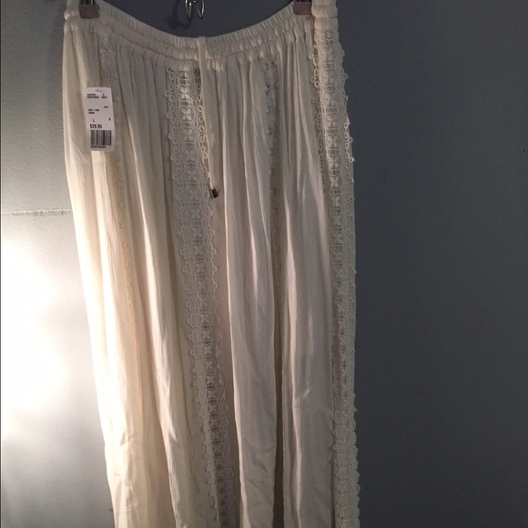 Long boho skirt