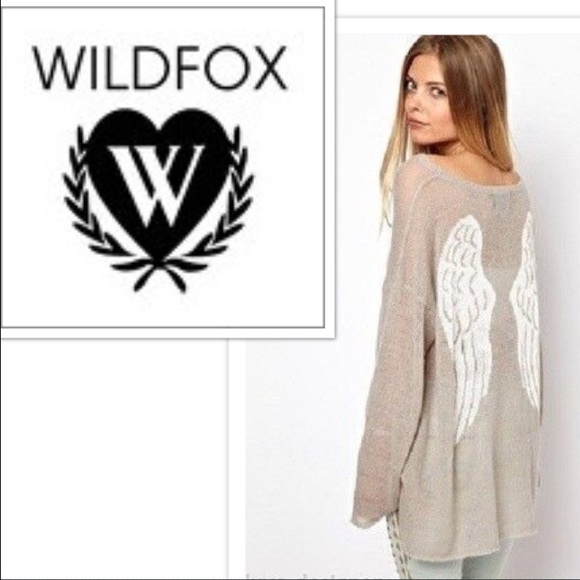 Wildfox Sweaters - EUC WILDFOX Wing Sweater