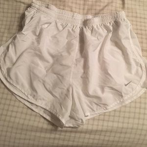 White nike Dri fit shorts, new, no tags
