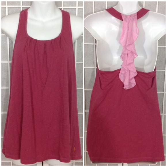 Ruffle Back Tank Top