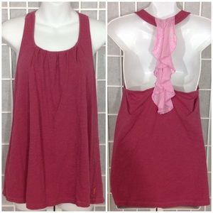 Ruffle Back Tank Top