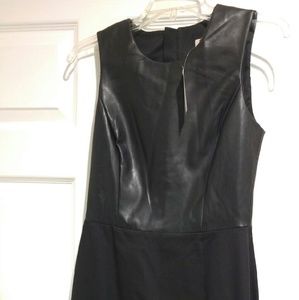 Banana Republic Sloan-Fit Faux-Leather Sheath