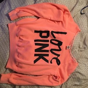 Victoria secret Pink off the shoulder sweatshirt