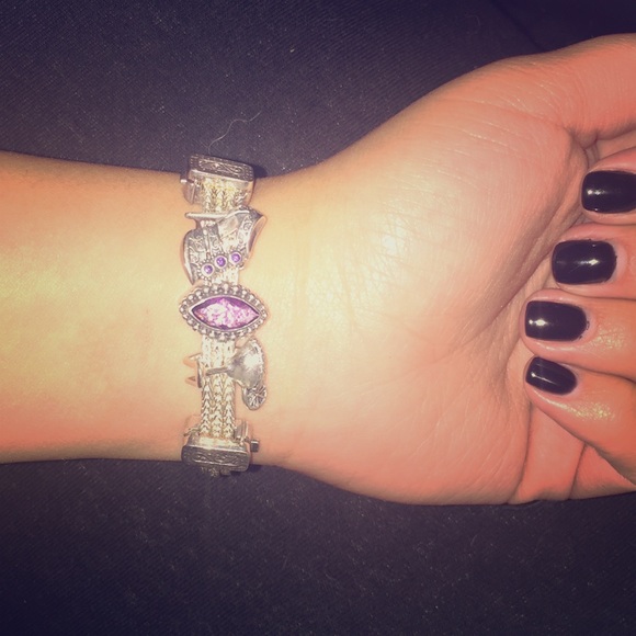 Lori Bonn: Signature Purple Set Bracelet