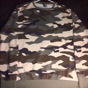 New army colored sweater.