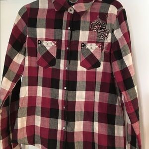 Harley Davidson plaid shirt