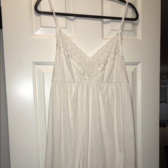 Adorable White Cotton Nighty