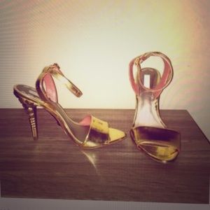 Rachel Zoe Gold Sandals