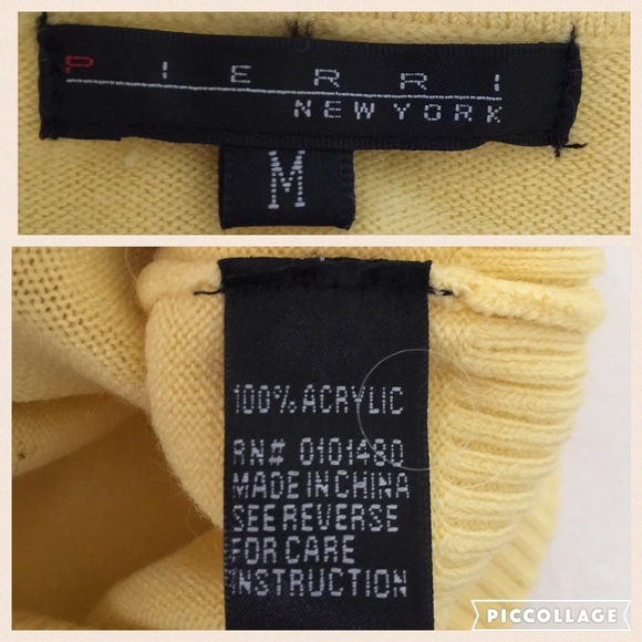 ⚜️New WOT Yellow Sweater Size M⚜️ - Picture 3 of 3