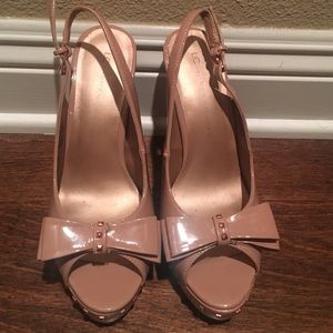 Lauren Conrad Bow Studded Heels