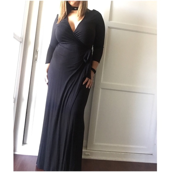 Black Wrap Dress