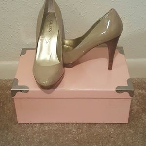High heel pumps Beige