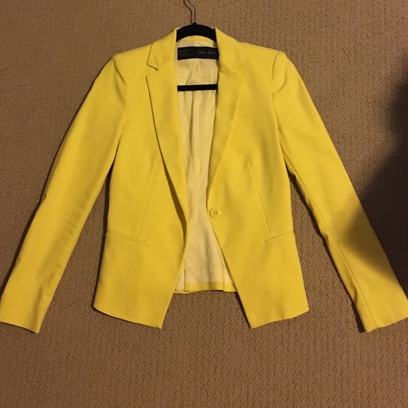 Zara Yellow Blazer