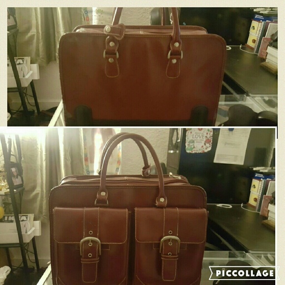 Mcklein Davis rolling laptop case